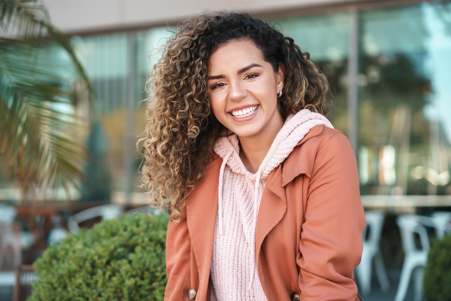Smiling patient welcomed at Spark Eye Care